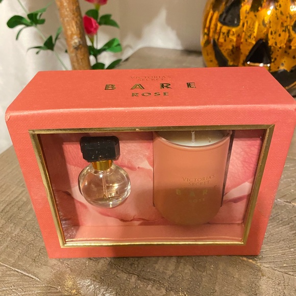 Victoria’s Secret bare rose parfum and candle set - Picture 2 of 8